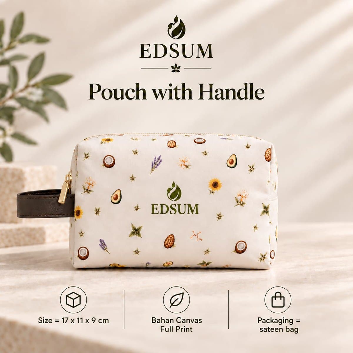 EDSUM EDSUM Essentials Pouch with Handle