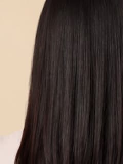 Anti-Frizz Hair Oil — sesudah pemakaian