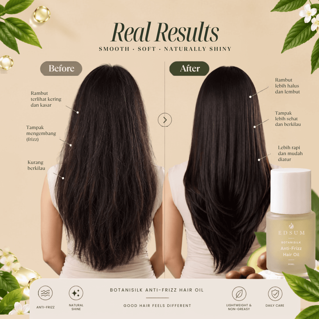EDSUM Botanisilk Anti-Frizz Hair Oil 30 mL - foto 4