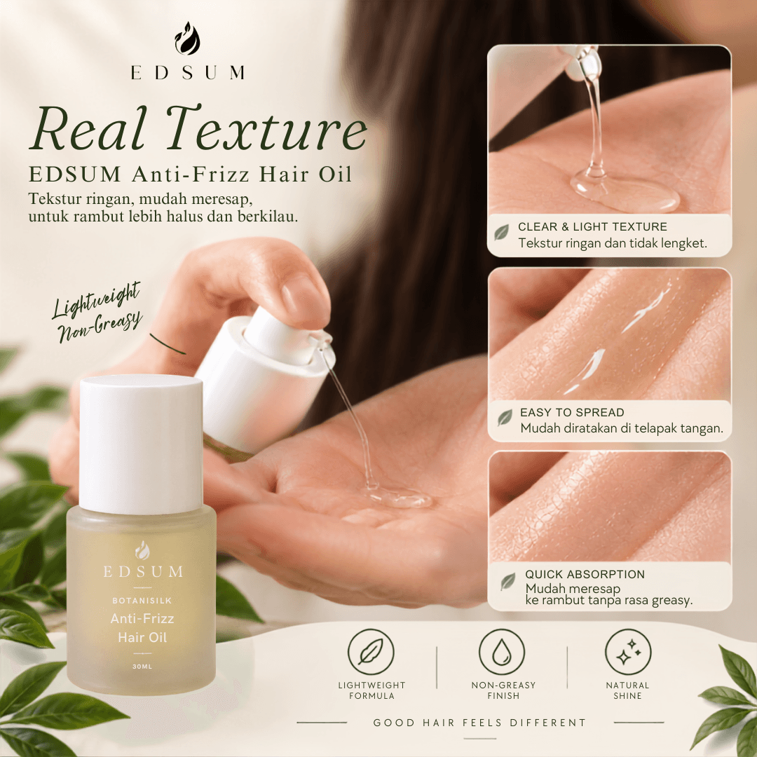 EDSUM Botanisilk Anti-Frizz Hair Oil 30 mL - foto 6