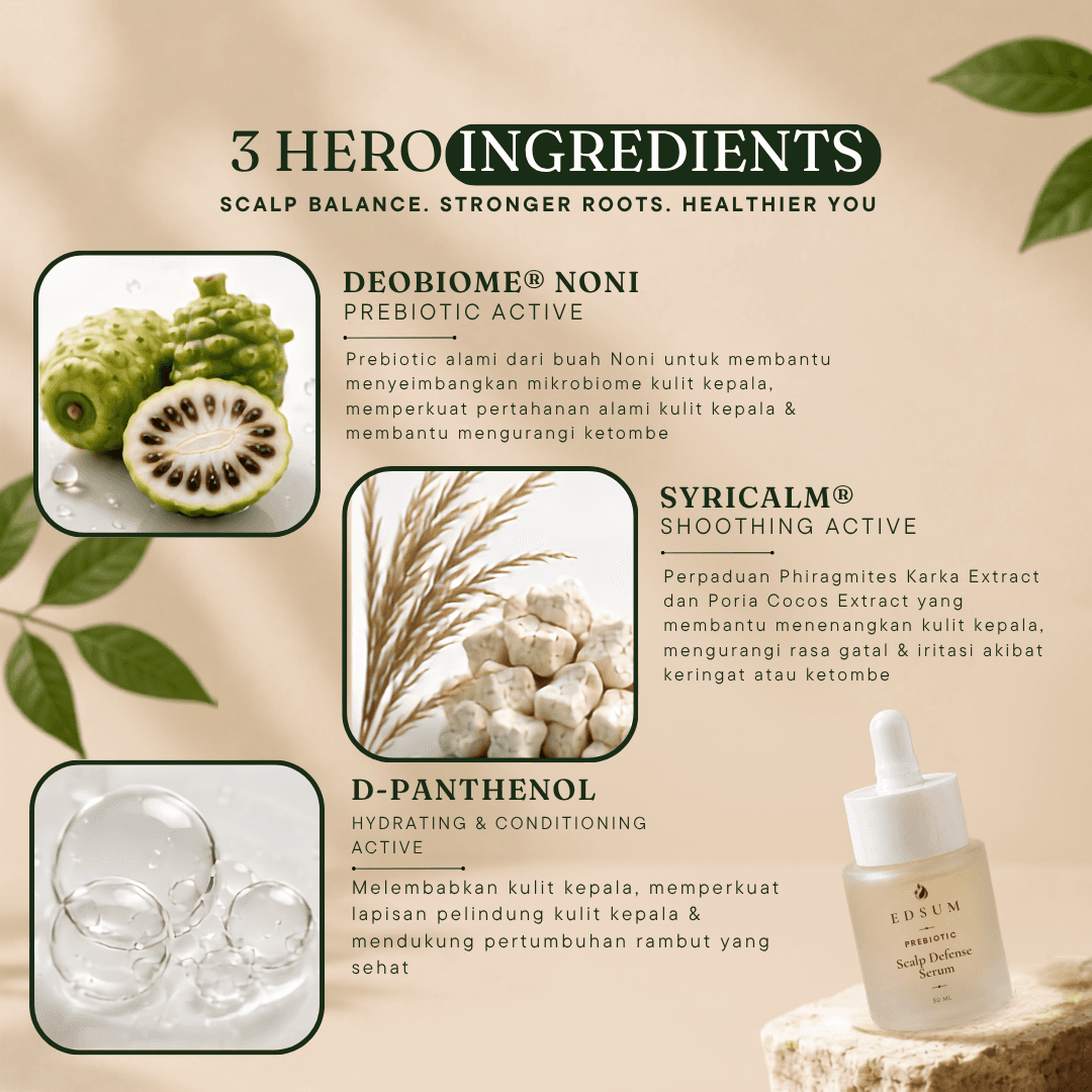 EDSUM Prebiotic Scalp Defense Serum 30 mL - foto 2