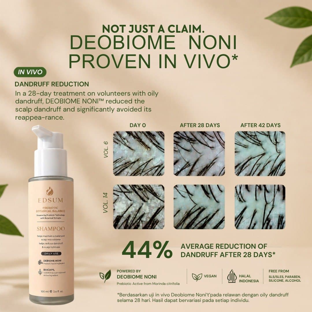 Hasil pemakaian Botanical Balance Shampoo 100 mL