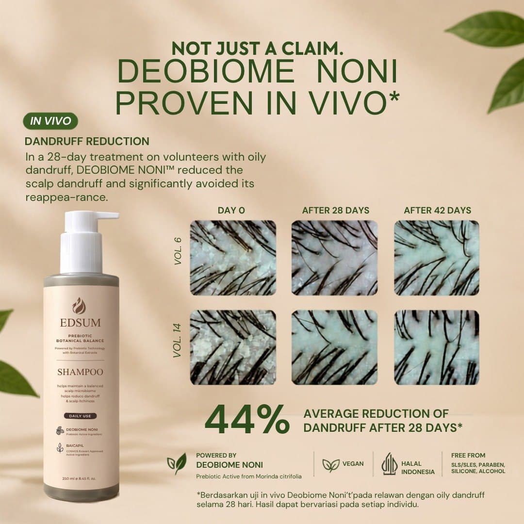 Hasil pemakaian Botanical Balance Shampoo